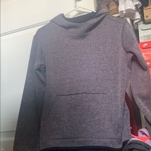 NIKE purple scoop neck hoodie